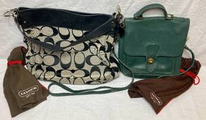 Two Coach Purses with Dust Bags
