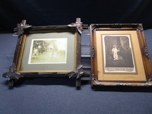 lot 30 image: Antique Frame, Man In The house Print