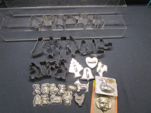 lot 65 image: Candy Molds, Cookie Cutters