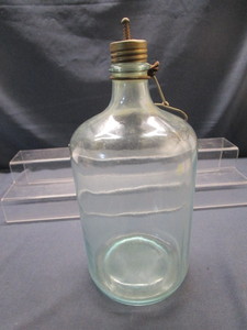 lot 84 image: Vintage Glass Bottle Dispenser
