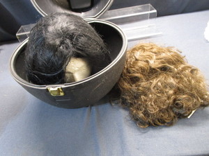lot 109 image: Wigs, Human Hair, Wig Case