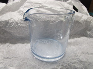 lot 120 image: Ice Blue Measuring Cup - Swedish