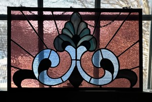 lot 31 image: Stunning Stained Decorative Panel