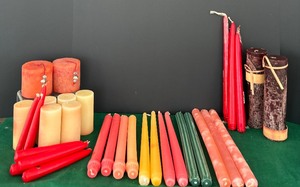 lot 82 image: Variety New Candles Sizes and Colors