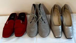 lot 193 image: Three Fabulous Pairs of Shoes by Aerosols, Sox-Tab and Stuart Weitzman