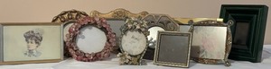 lot 221 image: Vintage Picture Frames Varied Designs and Sizes
