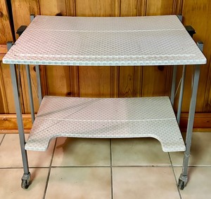 lot 244 image: Vintage Rolling Desk  Cart
