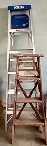 lot 247A image: Two Step Ladders