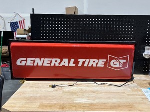 General Tire Double Sided Lighted Sign