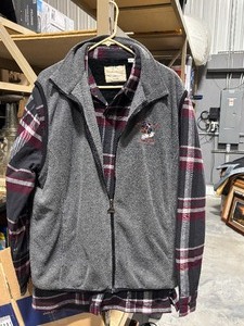 Mens Flannel and Vest XL