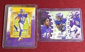 lot 43 image: (2) Justin Jefferson Rookie Cards