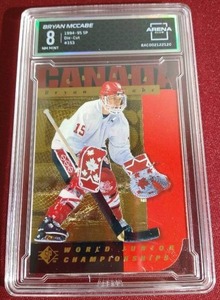 lot 47 image: 1994-95 SP Bryan McCabe Die-Cut Card - Arena 8