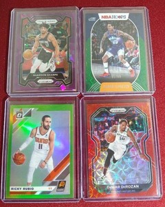 lot 62 image: (4) Numbered Basketball Cards