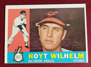 lot 107 image: 1960 Topps Hoyt Wilhelm Card - Nice