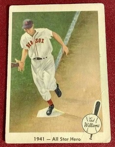 lot 115 image: 1959 Fleer Ted Williams Card