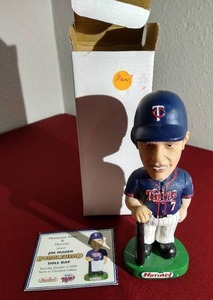 lot 117 image: 2004 Stadium Giveaway Joe Mauer Bobblehead