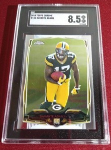 lot 126 image: 2014 Topps Chrome Davante Adams Rookie Card - SGC 8.5