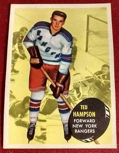 lot 129 image: 1961-62 Topps Ted Hampson - Nice