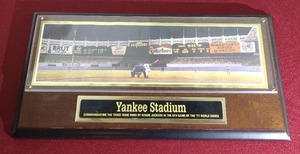 lot 135 image: Sports Impressions Yankee Stadium Plaque (Reggie Jackson)