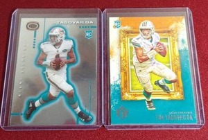 lot 169 image: (2) Tua Tagovailoa Rookie Cards