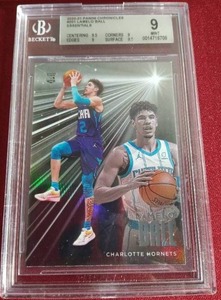 lot 173 image: 2020-21 Chronicles LaMelo Ball Rookie Card - BGS 9