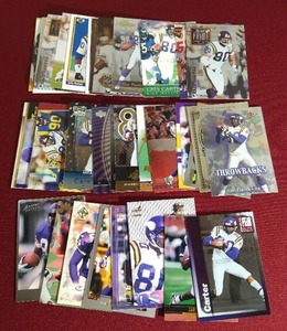 lot 174 image: (40) Cris Carter Cards