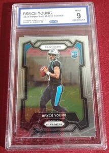 lot 177 image: 2023 Prizm Bryce Young Rookie Card - CCG 9