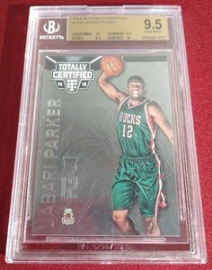 lot 185 image: 2014-15 Totally Certified Jabari Parker Rookie Card - BGS 9.5