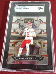 lot 188 image: 2023 Select Patrick Mahomes - SGC 9