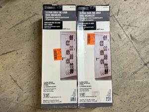 lot 22 image: 2 x 16 Pair Over-The-Door Shoe Organizers