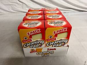lot 53 image: 8 x 3 Packs of Shop Rite Cleaning Pads