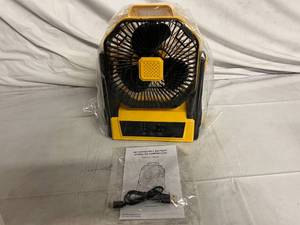 lot 54 image: Rechargable Battery Operated Camping Fan