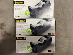 lot 57 image: 3 Scotch Tape Dispensers
