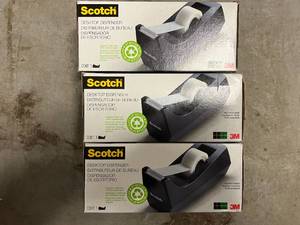 lot 59 image: 3 Scotch Tape Dispensers