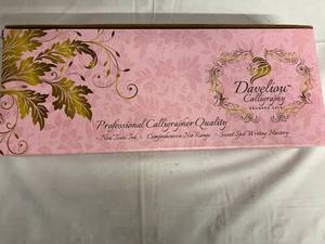 lot 141 image: 2 Daveliou Caligraphy Sets - Pink