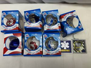 lot 22 image: MM. American Pride Christmas Ornaments