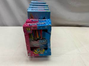 lot 37 image: MM. Sweetarts Candy Canes & Mini Candy Canes