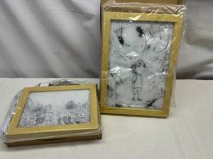 lot 45 image: MM. 3x Light up Paintings