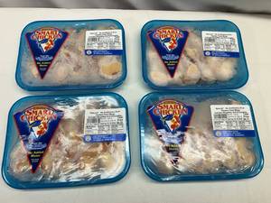 lot 66 image: L. 4x avg Wgt 4.5lbs(will not be the exact weights as photo)Air Chilled Smart Chicken Party Wings