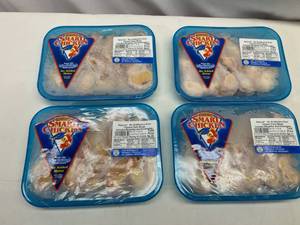 lot 67 image: L. 4x avg Wgt 4.5lbs(will not be the exact weights as photo)Air Chilled Smart Chicken Party Wings