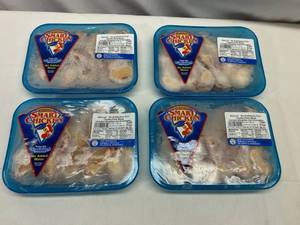 lot 68 image: L. 4x avg Wgt 4.5lbs(will not be the exact weights as photo)Air Chilled Smart Chicken Party Wings
