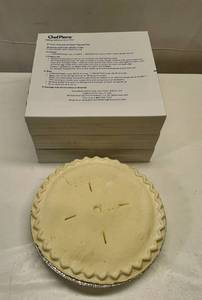 lot 89 image: B. 3x 8 Chef Pierre Pies-2 apple & 1 Peach