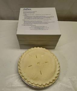 lot 90 image: B. 3x 8 Chef Pierre Pies-2 apple & 1 Peach