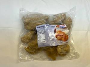 lot 243 image: G. 8 Piece Cut Fried Chicken Uncooked