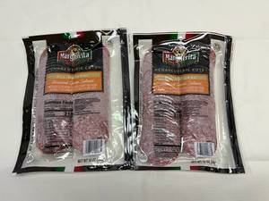 lot 145 image: F. 2x12oz Margherita Uncured Genoa Salami