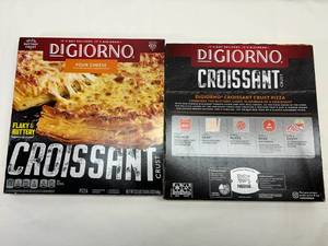 lot 254 image: D. 2x Digiorno Four Cheese Croissant Crust Pizza