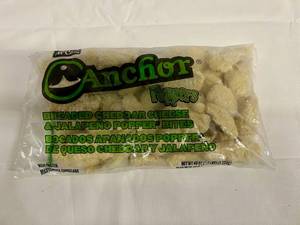 lot 117 image: K. 2.5lbs Anchor Poppers-Breaded Cheese n Jalapeno