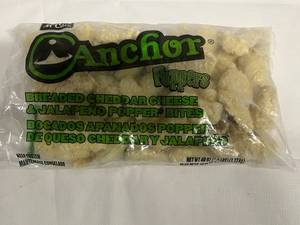 lot 121 image: K. 2.5lbs Anchor Poppers-Breaded Cheese n Jalapeno