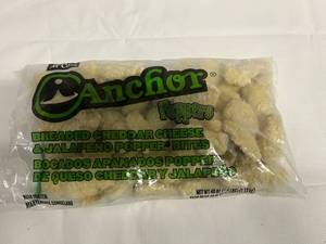 lot 122 image: K. 2.5lbs Anchor Poppers-Breaded Cheese n Jalapeno