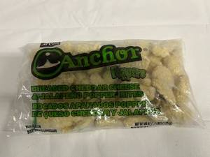 lot 123 image: K. 2.5lbs Anchor Poppers-Breaded Cheese n Jalapeno